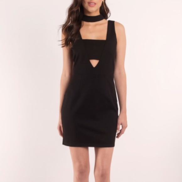Tobi Dresses & Skirts - Tobi Step by Step Choker Black Bodycon Dress